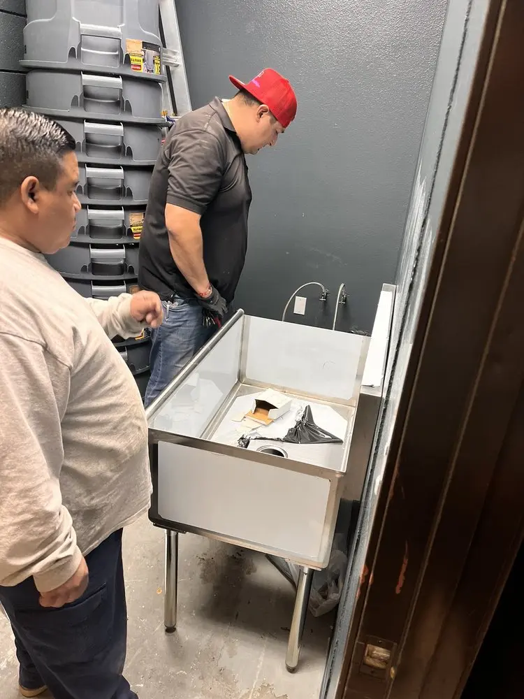 Commercial plumbing and sink installation in Coronado